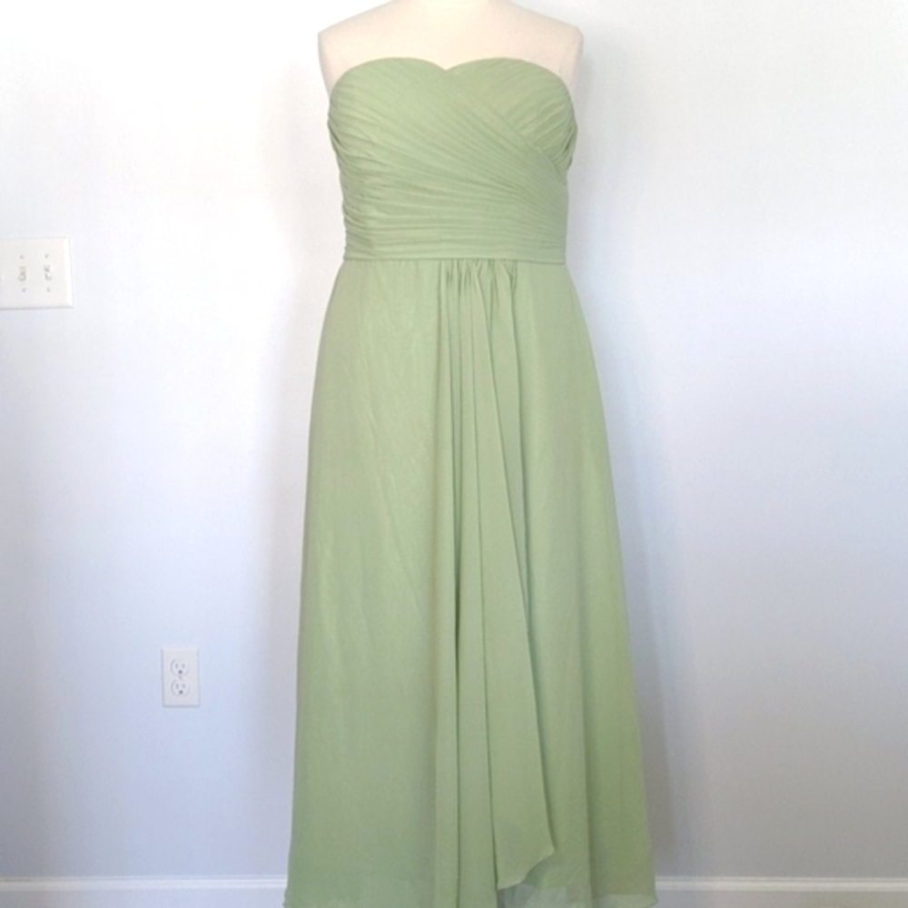 Sleeveless chiffon bridesmaid or formal dress